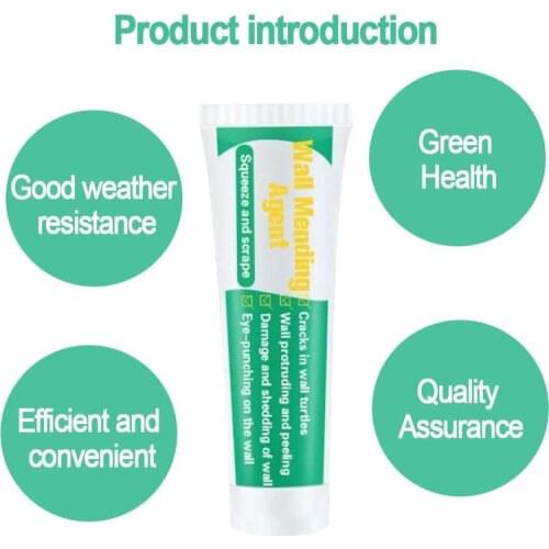 1pc Household Wall Repair Cream Wall Crack Repair Agent Wall Plaster Wall Mending Agent Quick-drying Valid Mouldproof Wall Agent