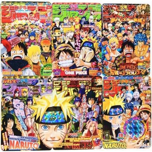 9pcs/set Jump Dragon Ball NARUTO ONE PIECE Toys Hobbies Hobby Collectibles Game Collection Anime Cards