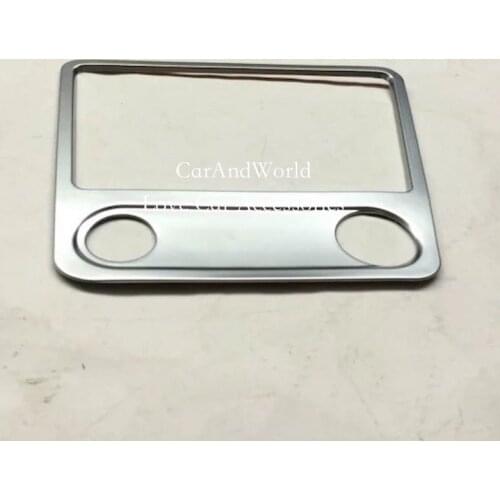 Accessories For Volkswagen VW Tiguan 2010 to 2015 Car Control Gear One-Button Start Stop Switch USB Panel Cover ABS Chrome Trims