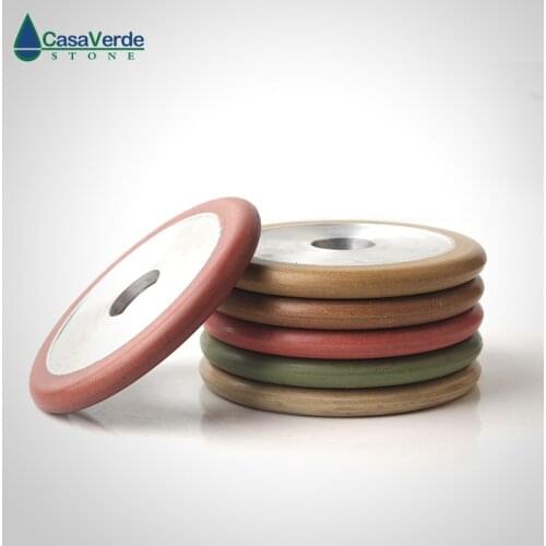 Free shipping 4 inch resin wet use fluting wheels 100mm thickness 16mm for flute grinding granite and marble