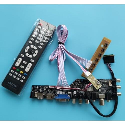 For LP154WE3 TL 1680x1050 remote board driver controller digital LED USB HDMI-compatible panel monitor VGA AV TV DVB-T DVB-T2