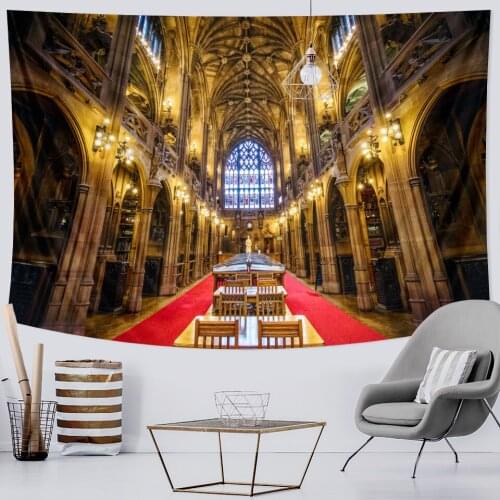 Christian Church bookshelf tapestry wall wall hanging home decoration Angel Bohemian decoration Mandala Yoga mattress sheet