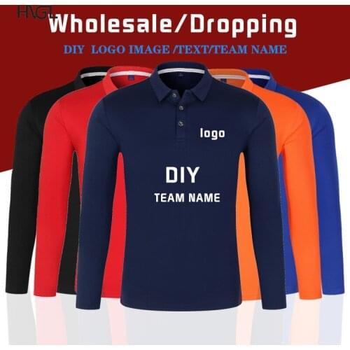 HVGL Long Sleeve Polos For Men