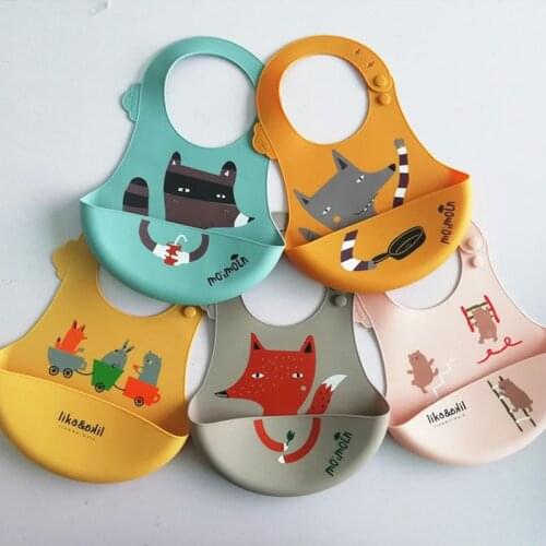 Jokkzo Silicone Bibs For Babies