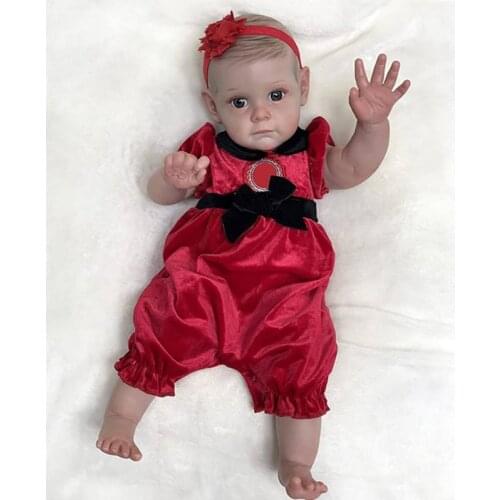 60cm High Quality Reborn Baby Full Body Paintng Relistic Baby Soft Touch Reborn Dolls Toys for Girls