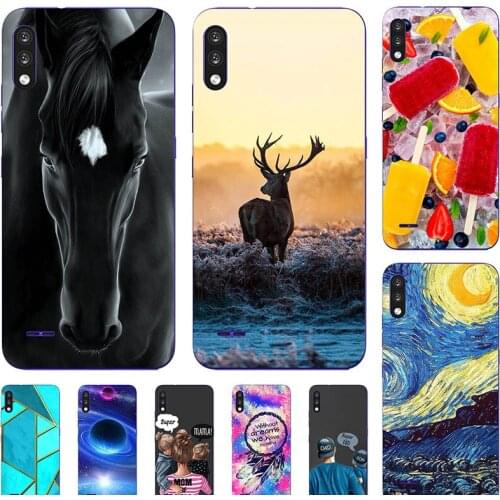 Fashion Bumper Cute Case For LG K22 Plus K 22 LM-K200 6.2" Case Soft Silicone Cat Horse Flower Cover Back Shell