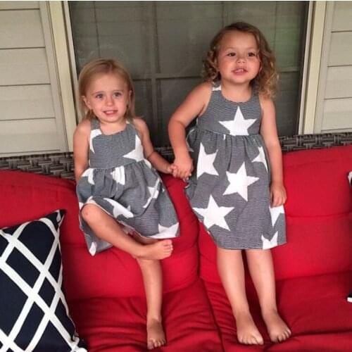 New 2016 Striped baby Girls dress summer Toddler Kids Clothes Sleeveless girl Tutu Dress Party Dresses