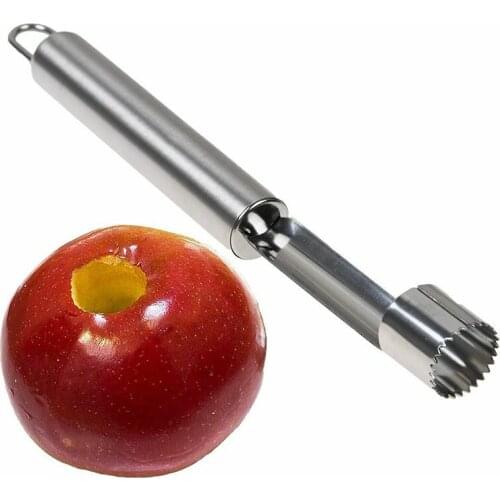 New Stainless Steel Fruit Core Slicer Tomatoes Pears Apple Core Remover Reusable Seeder Slicer Knife Durable Vegetable Tools