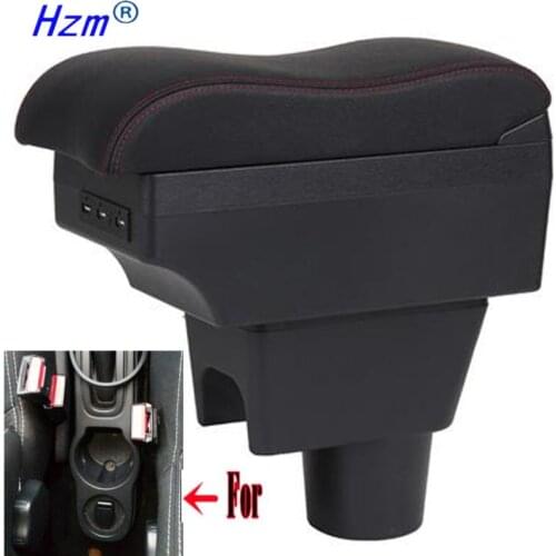 For Dacia Duster Armrest For Renault Duster Retrofit parts Interior Storage box 3USB LED Simple installation Car Armrest box