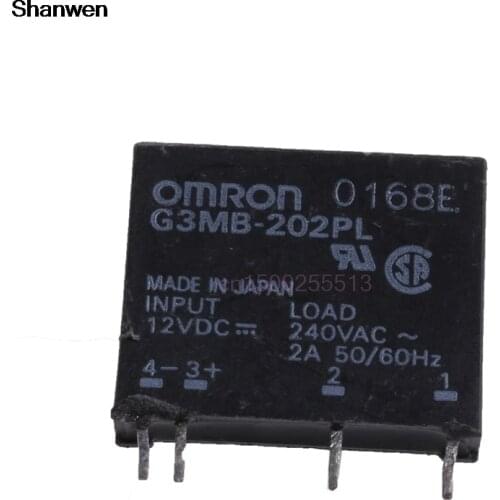 1Pc New Solid State Relay G3MB-202P DC-AC PCB SSR In 12V DC Out 240V AC 2A