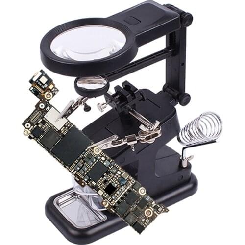 Repair Workbench Welding Magnifying Glass Table Lamp Mobile Phone Circuit Board Fixing Tool Auxiliary Fixture