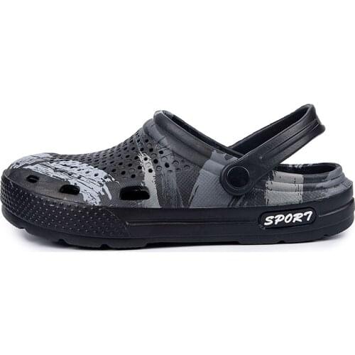 Sandals Couple Shoes PU Breathable Slip-on Sandalias Women Outdoor Slippers Men Sandals For Men Beach Slippers