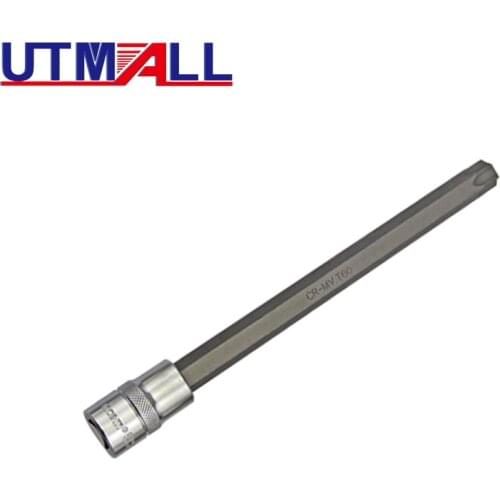 T60 Socket 1/2" Drive Torx Star Bit Extra Long 200mm Engine Head Bolt Socket For BMW (Tamper Proof)
