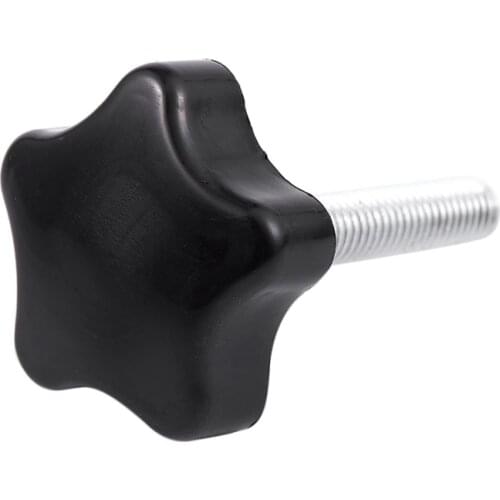 M8 x 40mm Screws Star head Wing screw Clamp knob handle black CNIM Hot