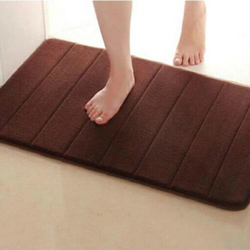 Water Absorption Rug Bathroom Mat Shaggy Memory Foam Bath Mat Set kitchen Door Floor Mat Carpet For Toilet Non Slip