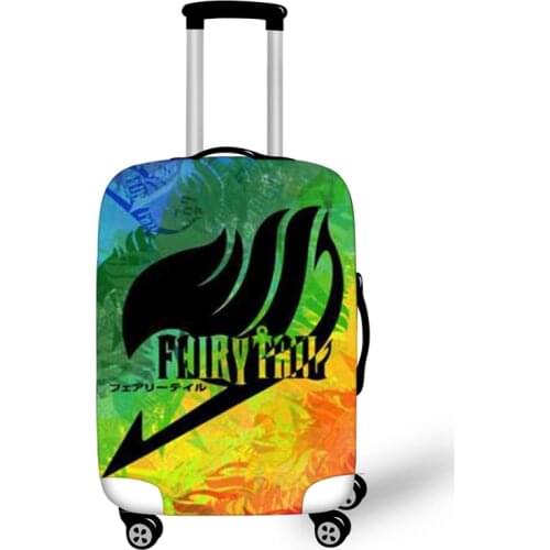 18-32 Inch Fairy Tail Natsu Luggage Cover Travel Accessories Trolley Case Baggage Protective Covers Anti-Dust Suitcase Cover