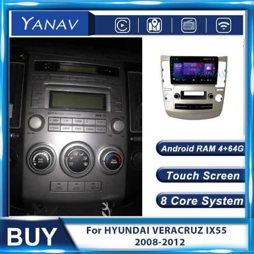 Android GPS Navigation Autoradio Stereo Receiver Car Radio For HYUNDAI VERACRUZ IX55 2008-2012 Multimedia Player HD Touch Screen
