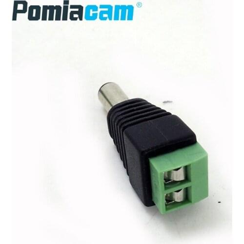 B-G3 50pcs/lot DC Power Male Plug Connector 2.1mm x 5.5mm 5.5*2.1mm (Screw Fastening Type) DC Plug Adapter