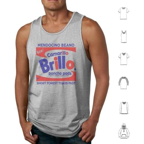 Camarillo Brillo Tank tops vest 100% Cotton Frank Zappa Apostrophe Over Nite Over Nite Sensation Yellow