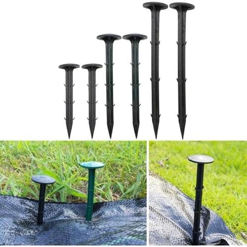 Garden Ground Nail PP Mulch Fix Tools Greenhouse Film Weed Prevention Ground Cloth Sunshade Fly Net Plastic Fixed Stakes Nails