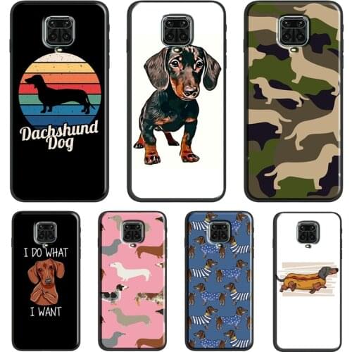 Dachshund Teckel Dackel Dog Funda For Xiaomi Redmi Note 10 Pro Note 9 Pro Note 8 Pro 7 K40 8T 9S 9A 9C 9T Case Cover