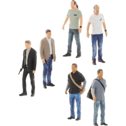 Diorama Painted Figure Cool Rider Doll Scenery for Collections