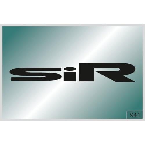 For SI R -2 pcs. stickers HIGH QUALITY DECALS different colors 941