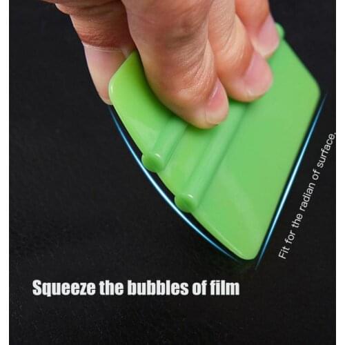 1pc Car Double-sided Scraping Tool film squeeze Scraping air bubbles Remove Window Ice Cleaning Wash tool car accessories