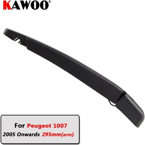KAWOO Car Rear Wiper Blade Blades Back Window Wipers Arm For Peugeot 1007 Hatchback (2005 Onwards) 295mm Auto Windscreen Blade