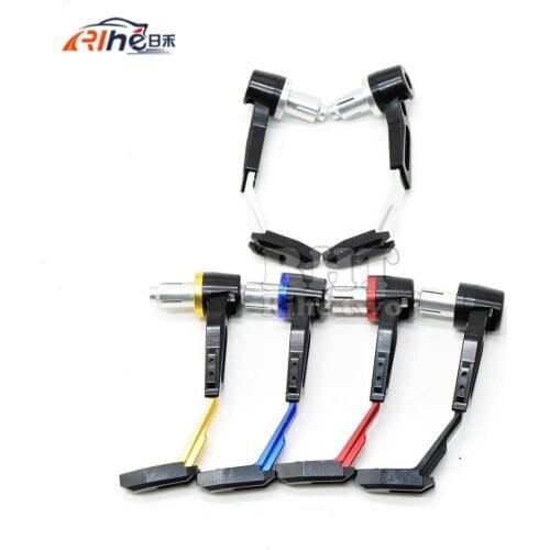 Red Motorbike Universal CNC22mm Handlebar Protector Brake Clutch For yamaha fz1 fazer fz6r fz8 xj6 fz6 mt-09 honda cbr CBR600RR