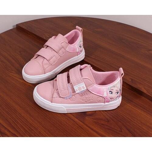 Disney Frozen Children Shoes For Girls Flat Soft Kids Sneakers Fashion Elsa Anna Queen Princess Casual Shoes EU 25-37
