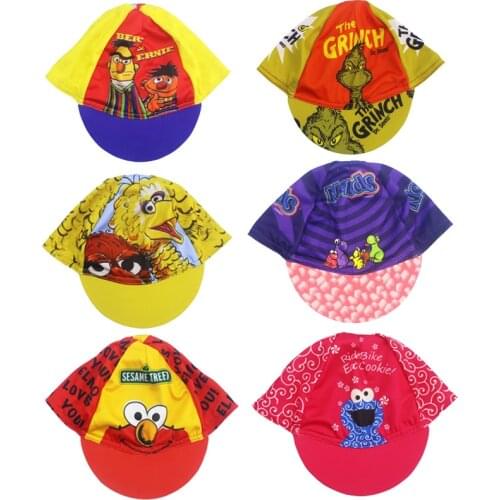 Cartoon Cycling Cap Gorra Ciclismo Men And Women Bike Cap Cycling Equipment Breathable Bicycle Hat 15 Style