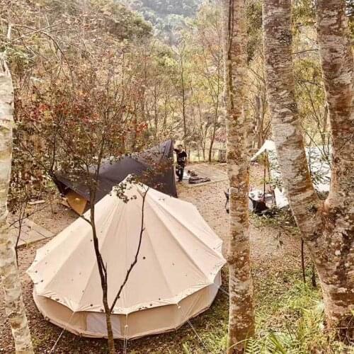 Outdoor Camping Tent 6-8 Person Equipment Indian Canopy Garden Backyard Party Wedding Canvas Accessories Rain-proof Large Space