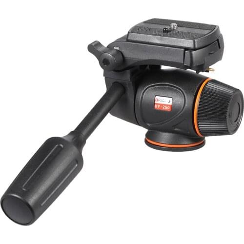 Triopo Tripod Ball Head Hydraulic Video Head w/ Quick Release Plate for Nikon Canon Olympus DSLR Camera Camcorder Monopod Tripod