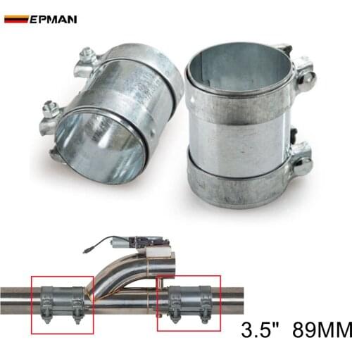 3.5" Exhaust Connector Coupler 304 SS Front Adapter Pipe Tube Joiner 89mm EPLJG89ST