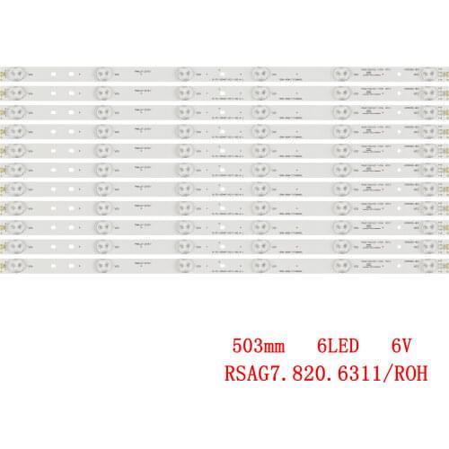 LED backlight strip for Hisense 50_HD500DU-B01 RSAG7.820.6311/ROH LED50K320U 50H7GB1 50H6C LTDN50K321 50CU6000 LTDN50K321UWTSEU