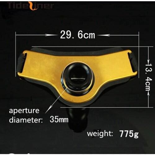 Tideliner 29.6cm*13.4cm Aluminoum boat fishing rod holder fishing belt jigging gimbal belt fishing tools accessories