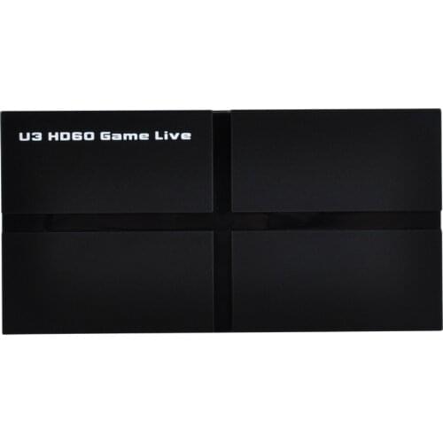 USB 3.0 HD 1080P Game Capture Card Video Record BOX with OBS Live Video Streaming,with Mic-in HDMI/YPBPR/AV,Windows Linux Os X