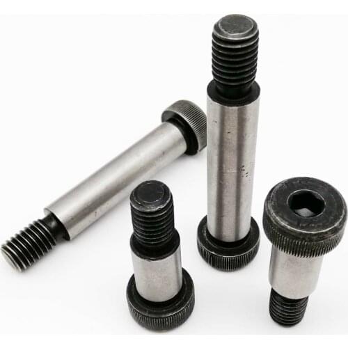 Grade 12.9 Carbon Steel Hex Hexagon Socket Cap Head Shoulder Roller Bearing Screws Bolts M5-M16 Dia=6/8/10/12/13/16/20mm