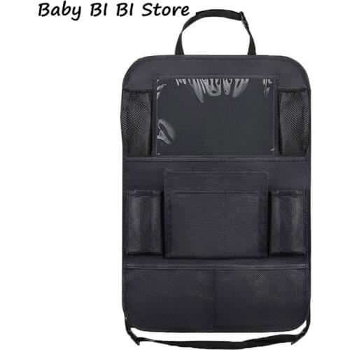 Waterproof Vehicle Storage Sundries Bag Car Seat Back Protector Cover for Children Baby Kick Mat Protect Bag