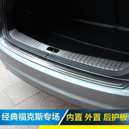 For Ford Focus 5dr Hatchbac 2009 -2014 High quality stainless steel rear windowsill panel,Rear bumper Protector Sill