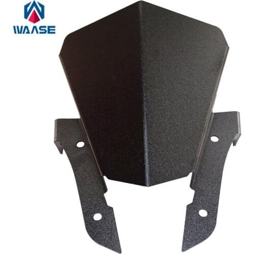 Waase For Yamaha MT-07 FZ-07 FZ07 MT07 2014 2015 2016 2017 Aluminum Windshield Windscreen Wind Deflector