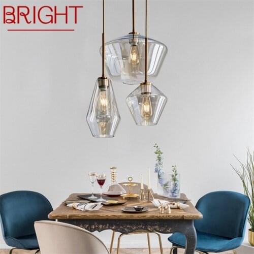BRIGHT Nordic Pendant Light Fixtures LED Modern Simple Lamp Decorative For Home Dining Room Bar