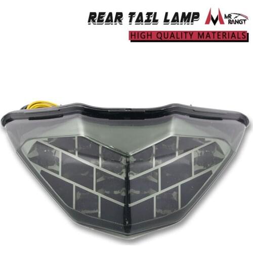 For Kawasaki Ninja 250 NInja250 300 EX300 2013 2014 2015 2016 2017 Rear Taillight Tail Brake Turn Signals Integrated Led Light