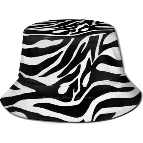 Zebra Print Causal Cap Buckets Hat Vibes Vsco Teen Saying Cheap Artsy Trendy Summer Pinterest Quote Popular Cute Zebra