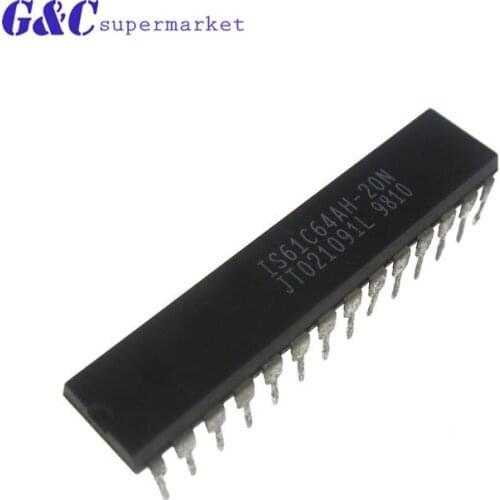 1/5PCS IS61C64AH-20N 61C64AH-20N Encapsulation:28PINS diy electronics