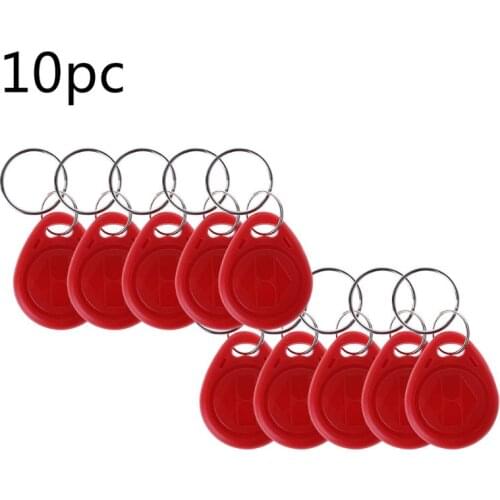 10 Pcs Duplicator EM4305 T5577 Clone Proximity Badge Writable Rewrite Copy 125khz RFID Tag Llavero Porta Chave Card Sticker