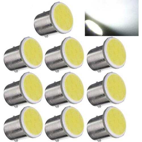 100PcsX 1156 BA15S 1157 BAY15D Cob 12V Rear Turn Signal bulbs Trailer Truck Light parking Auto Car lamp car styling White Red