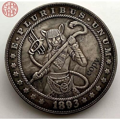1893 The twelve Demons of China Hobo Nickel Coin Morgan Dollar Copy Coin Tramp Copper Coins Collectibles