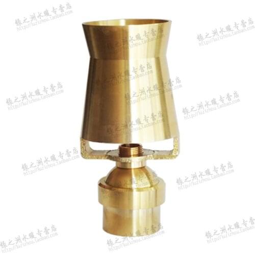 The 2 inch copper tree ice water sprinkler nozzle head water fountain in the cedar square landscape tree commonly used seracs